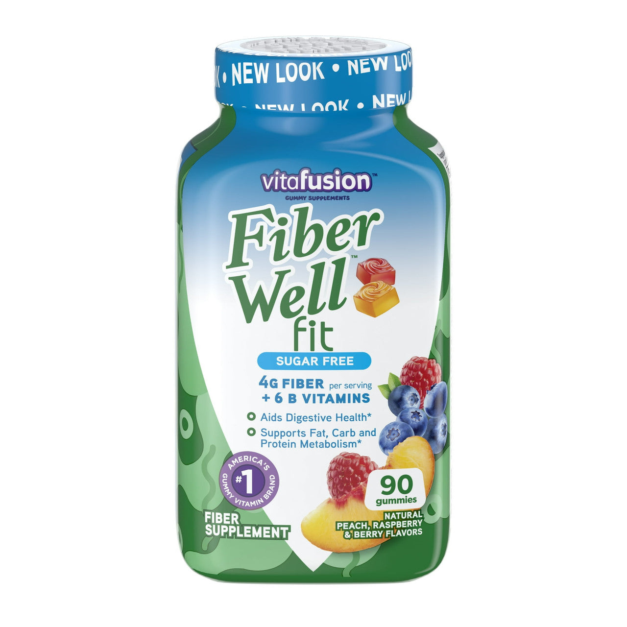 Vitafusion Fiber Well Fit Weight Management Gummies, Fiber Supplement, 90 Ea